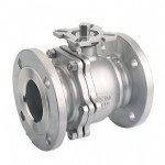 High platform flanged ball valves (fire)