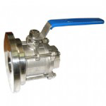 The thread type valve at the tank bottom