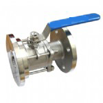 Flange valve at the tank bottom